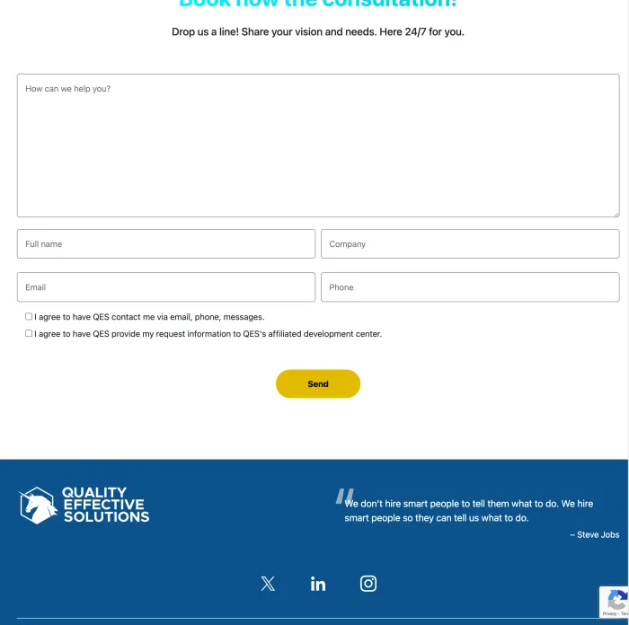 Startup consultancy website & logo image